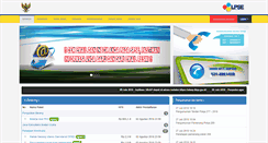 Desktop Screenshot of lpse.sidoarjokab.go.id